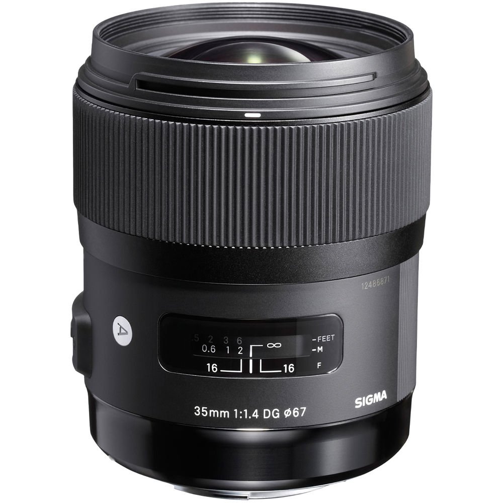 SIGMA 35mm F1.4 Art DG HSM Lens for Canon, Black, 3.7 x...