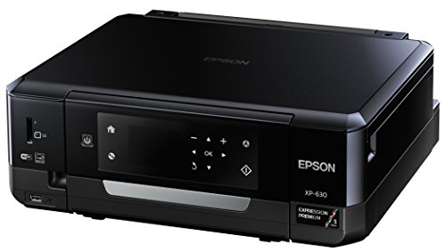 Epson स्कैनर और कॉपियर के साथ XP-630 वायरलेस कलर फोटो प्रिंटर (C11CE79201)