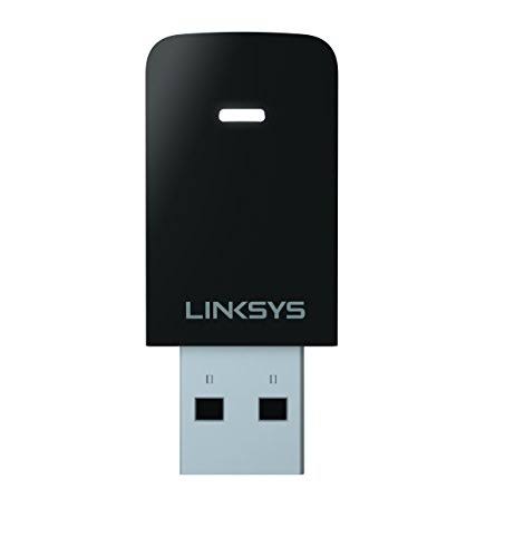 Linksys मैक्स-स्ट्रीम AC600 डुअल-बैंड MU-MIMO USB एडाप्टर (WUSB6100M)