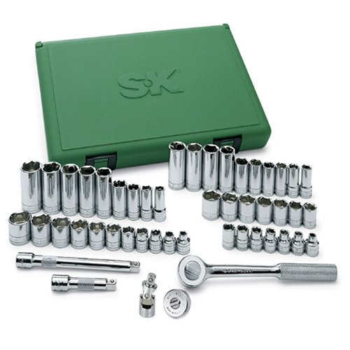 SK Hand Tool एसके प्रोफेशनल टूल्स 94549 49-पीस 3/8 इंच।...
