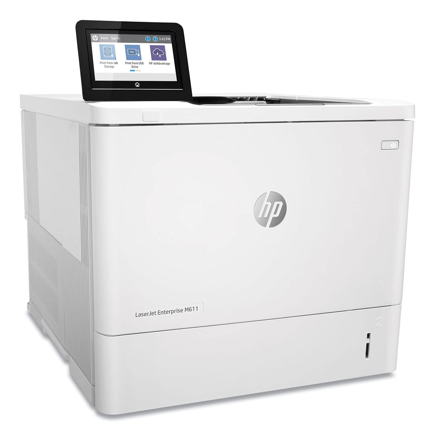 HP LaserJet Enterprise M611dn Monochrome Printer with b...