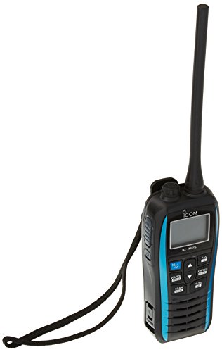 ICOM आईसी-एम25 21 हैंडहेल्ड वीएचएफ रेडियो - ब्लू ट्रिम