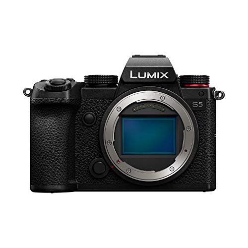  Panasonic LUMIX S5|4k कैमरा| मिररलेस कैमरा| पूर्ण-फ़्रेम| फ्लिप स्क्रीन के साथ एल-माउंट कै...