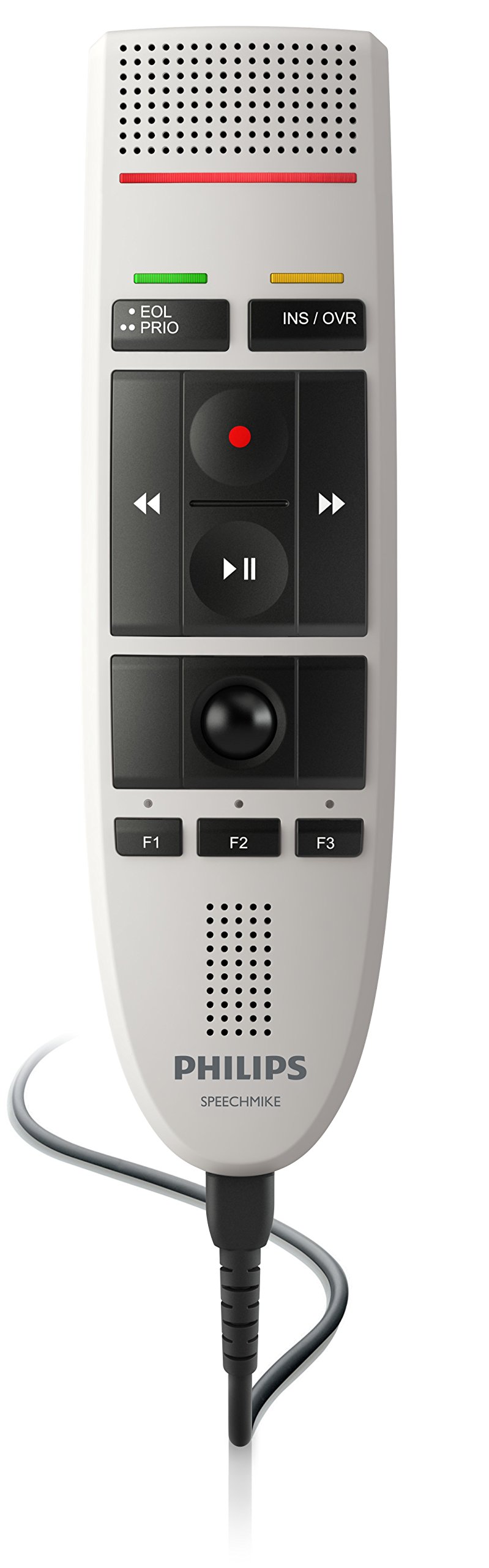  Philips LFH3200 स्पीचमाइक III प्रो (पुश बटन ऑपरेशन) यूएसबी प्रोफेशनल पीसी-डिक्टेशन माइक...
