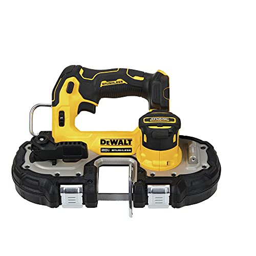  DEWALT DCS377B 20V मैक्स एटॉमिक ब्रशलेस लिथियम-आयन 1-3/4 इंच। कॉर्डलेस कॉम्पैक्ट बैंडसॉ (केवल...