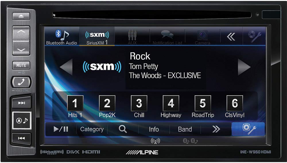 Alpine INE-W960HDMI ऑडियो / वीडियो / नव प्रणाली Sirius XM SXV300 ट्यूनर के साथ