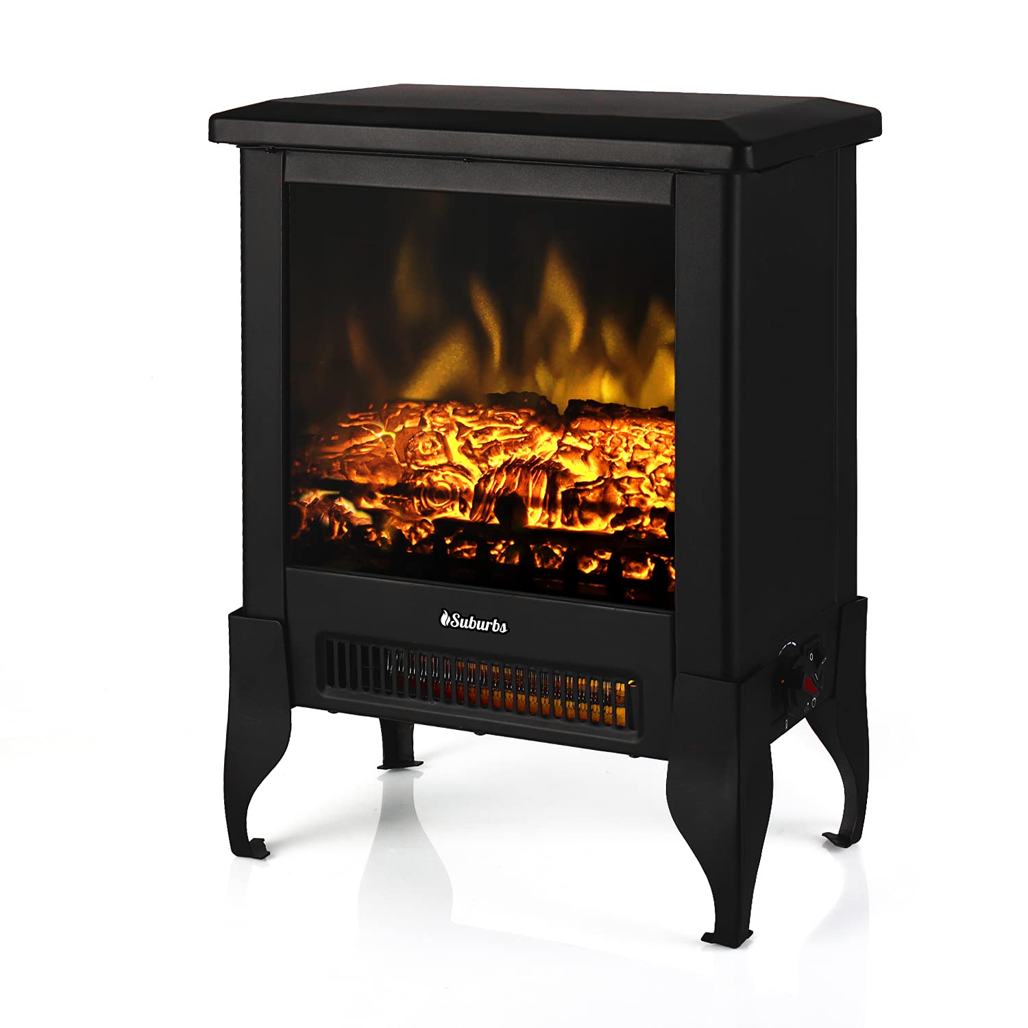 TURBRO Suburbs TS17Q Infrared Electric Fireplace Stove