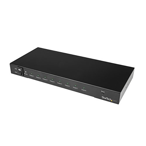  StarTech 4K 60hz HDMI स्प्लिटर - 8 पोर्ट - HDR सपोर्ट - 7.1 सराउंड साउंड ऑडियो - HDMI डिस्ट्रीब्यूशन...