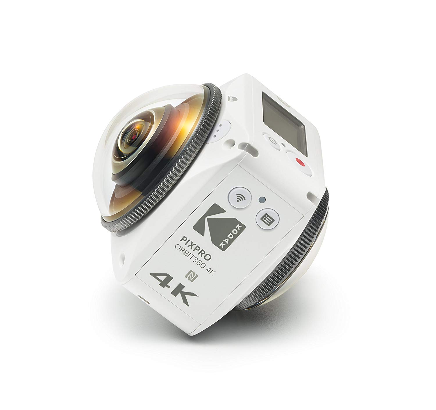 JK Imaging Ltd कोडक PIXPRO ORBIT360 4K 360 VR ° VR कैमरा सैटेलाइट पैक
