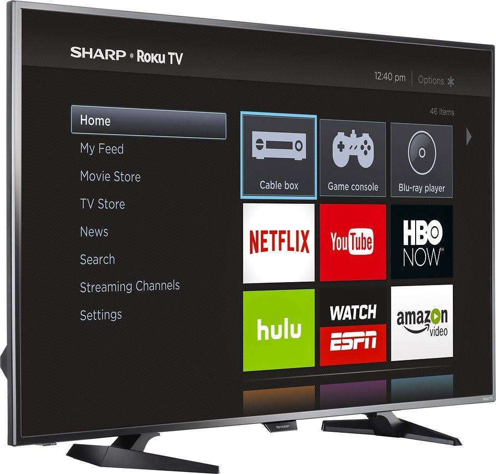 Sharp 50 'एलईडी 1080p स्मार्ट एचडीटीवी Roku टीवी