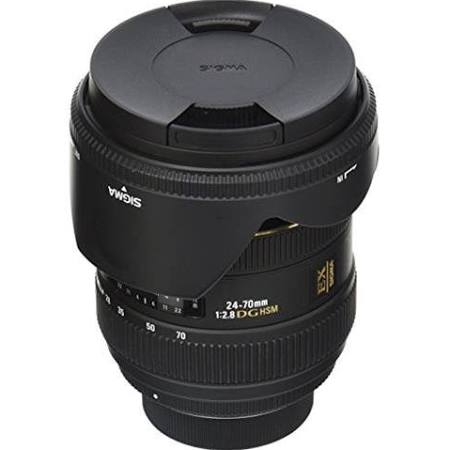 SIGMA Nikon डिजिटल SLR कैमरों के लिए 24-70mm f / 2.8 IF पूर्व DG HSM AF स्टैंडर्ड ज़ूम लेंस