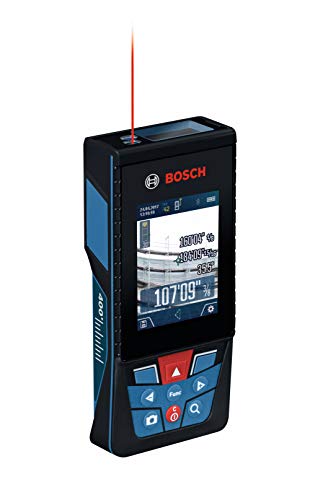  Bosch कैमरा और लिथियम-आयन बैटरी के साथ GLM400CL ब्लेज़ आउटडोर 400 फीट ब्लूटूथ कनेक्टेड लेजर...