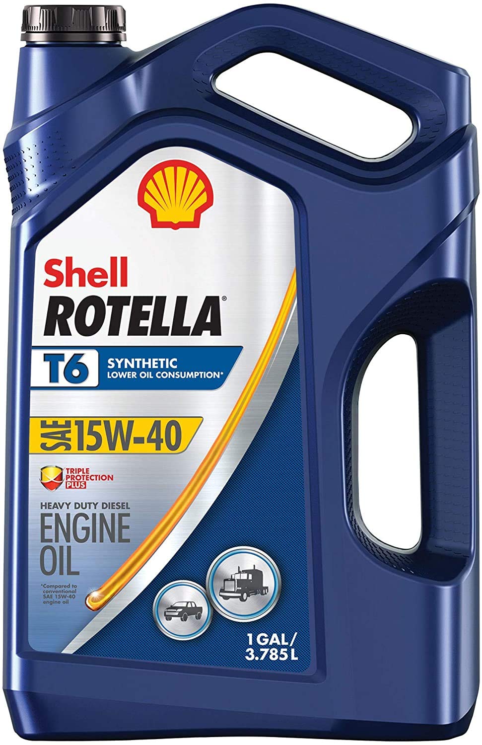 Shell Rotella T6 पूर्ण सिंथेटिक डीजल इंजन ऑयल...