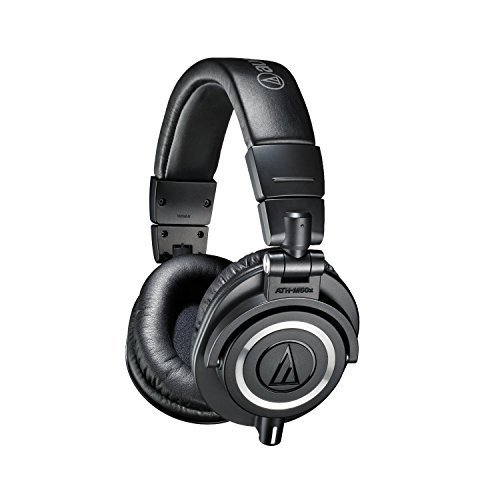 audio-technica ATH-M50x प्रोफेशनल स्टूडियो मॉनिटर हेडफ़ोन (नवीनीकृत)