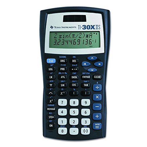 Texas Instruments TI-30X IIS 2-लाइन वैज्ञानिक कैलकुलेटर...