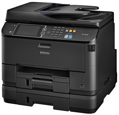  Epson वर्कफ़ोर्स प्रो WF-4640 वायरलेस कलर ऑल-इन-वन इंकजेट प्रिंटर स्कैनर और कॉपियर...