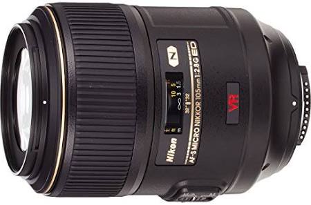 Nikon AF-S VR माइक्रो- NIKKOR 105mm f / 2.8G IF-ED वाइब्रेशन रिडक्शन फिक्स्ड लेंस DSLR कैमरा के साथ ऑटो...