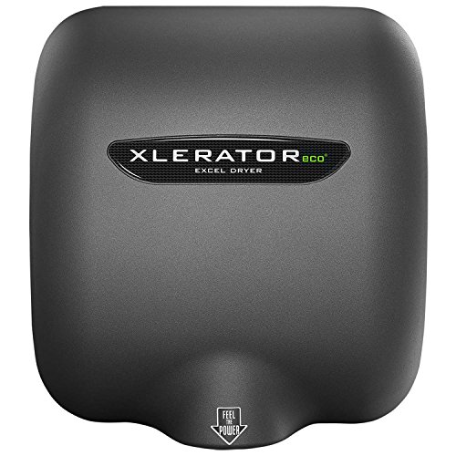 XLERATOR XL-GR-ECO हैंड ड्रायर टेक्सचर्ड ग्रेफाइट कवर 1...