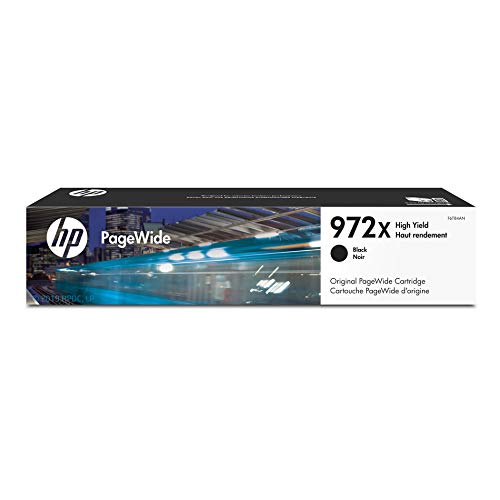 HP 972X | पेजवाइड कार्ट्रिज हाई यील्ड | ब्लैक नॉयर| F6T...