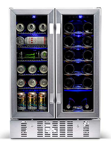 NewAir AWB-360DB Wine and Beverage Cooler, Stainless St...