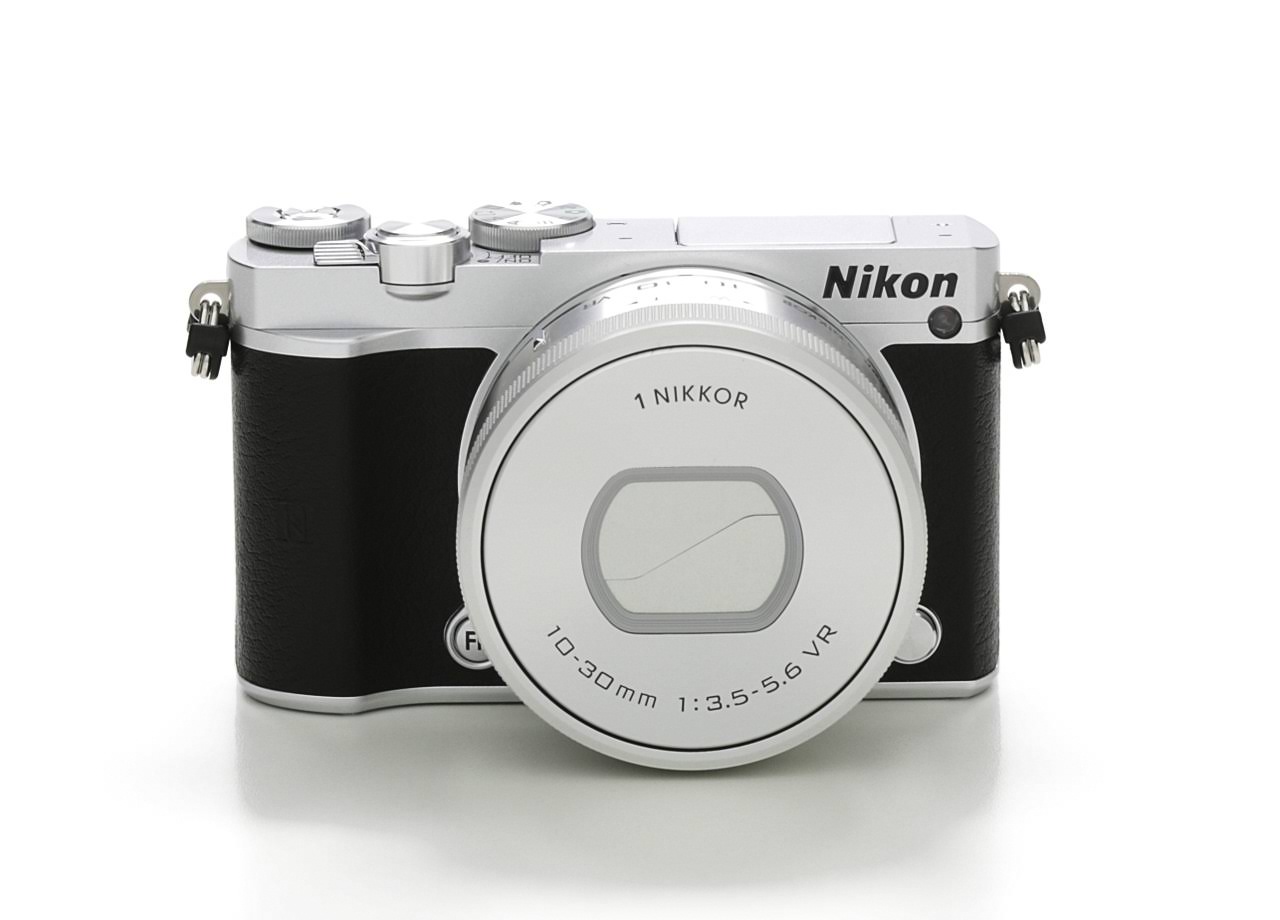 Nikon 1 J5 मिररलेस डिजिटल कैमरा w / 10-30mm PD-ZOOM लेंस (सिल्वर) (इंटरनेशनल मॉडल) कोई वारंटी न...