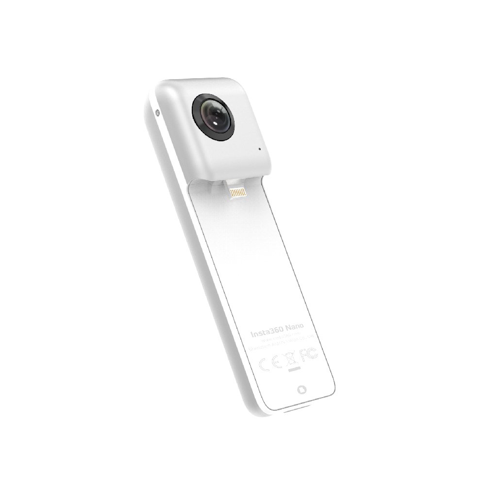 ASI CORP. IPhone 7 / 7P / 6S / 6SP / 6 / 6P के लिए Insta360 नैनो 360 डिग्री ड्यूल लेंस वीआर वीडियो कैमरा