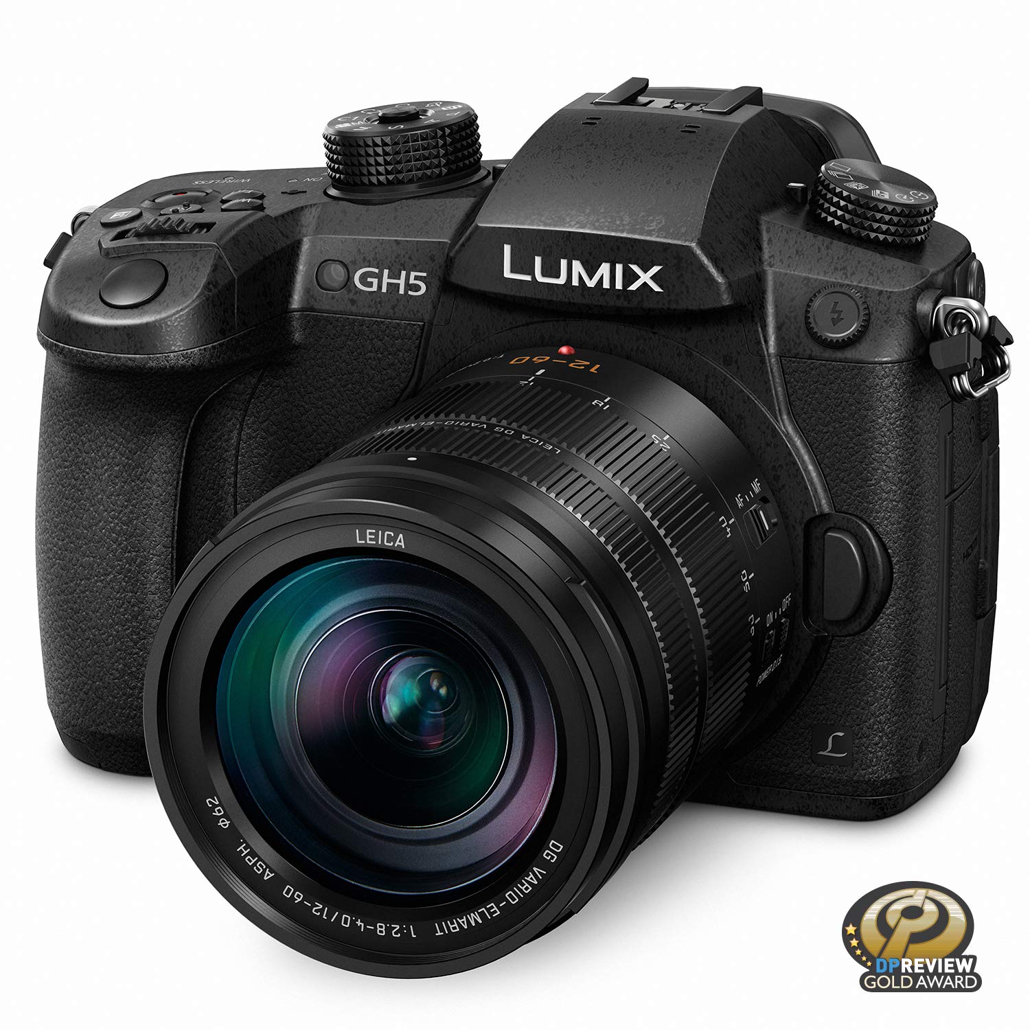 Panasonic LUMIX GH5 4K मिररलेस कैमरा Lecia Vario-Elmari...