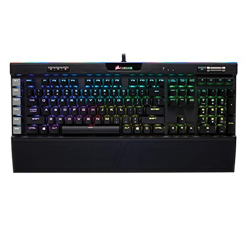  Corsair K95 RGB प्लेटिनम मैकेनिकल गेमिंग कीबोर्ड - 6x प्रोग्रामेबल मैक्रो कीज़ - USB पासस...