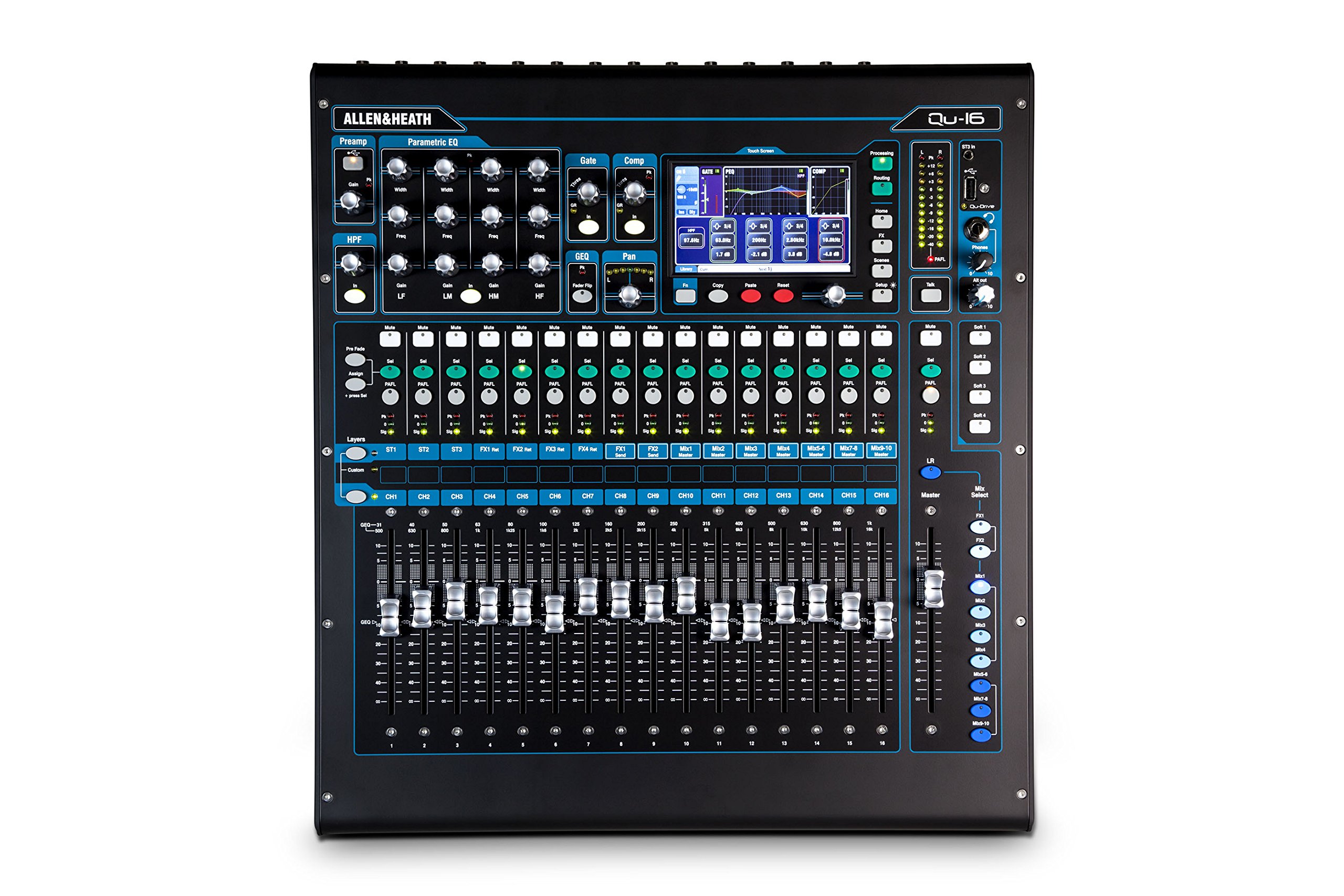 Allen & Heath QU-16C Rack Mountable Compact Digital Mix...