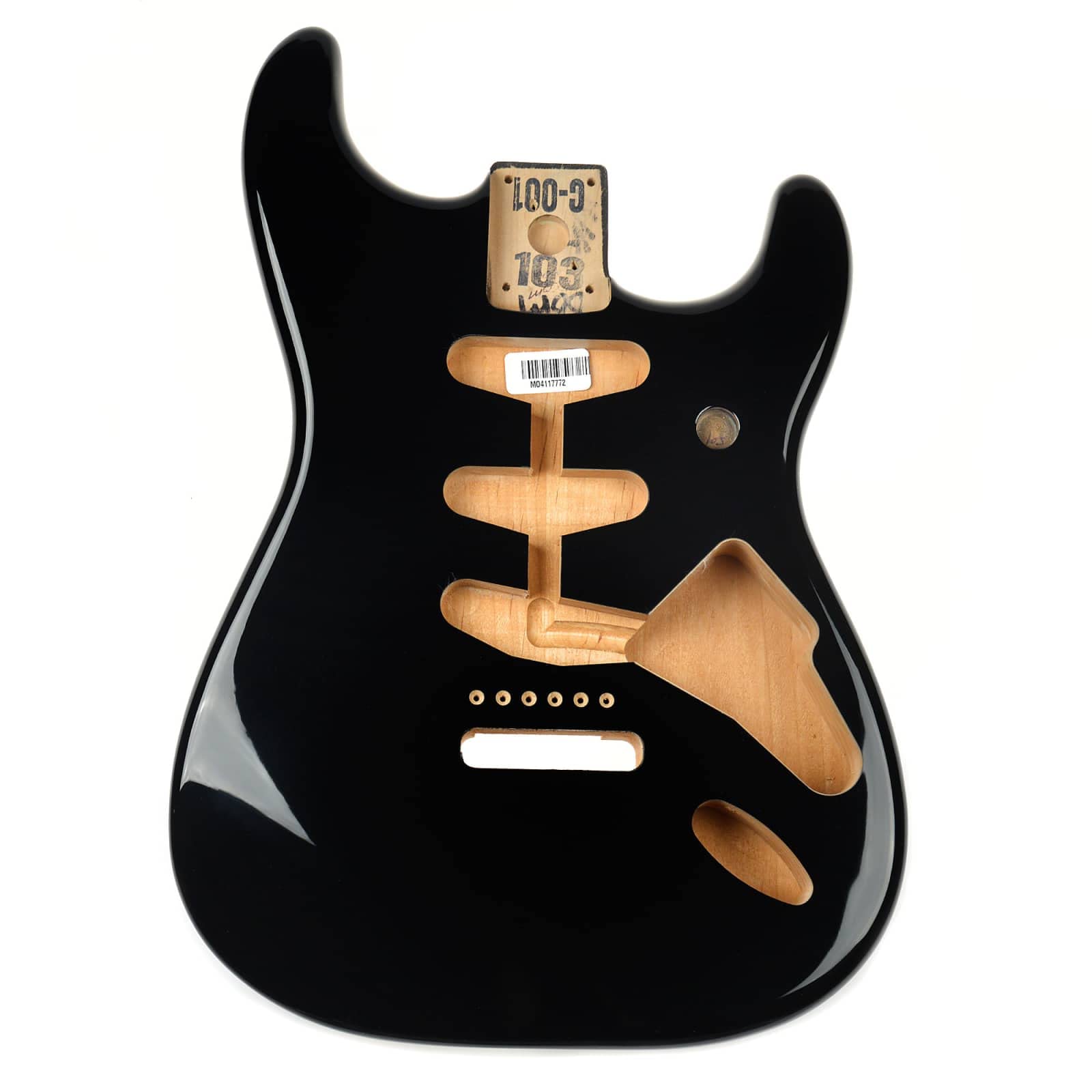 Fender एल्डर स्ट्रैटोकास्टर बॉडी - विंटेज ब्रिज रूटिंग - 3-रंग सनबर्स्ट