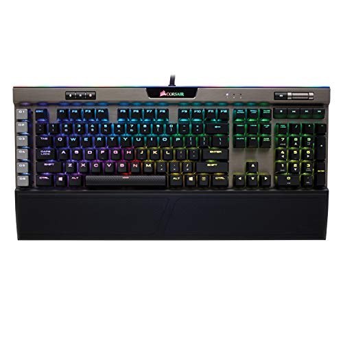  Corsair K95 RGB प्लेटिनम मैकेनिकल गेमिंग कीबोर्ड - 6x प्रोग्रामेबल मैक्रो कीज़ - USB पासस...