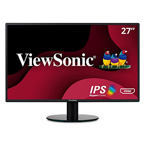 Viewsonic VA2719-2K-SMHD 27 इंच IPS 2K 1440p फ्रेमलेस एलईडी मॉनिटर HDMI के साथ