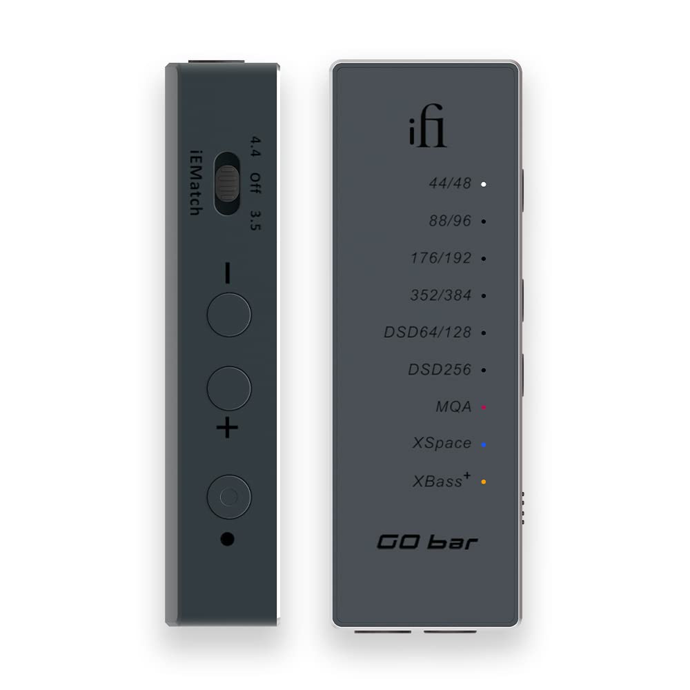 iFi गो बार - अल्ट्रापोर्टेबल डीएसी/प्रीएम्प/हेडफोन एम्प