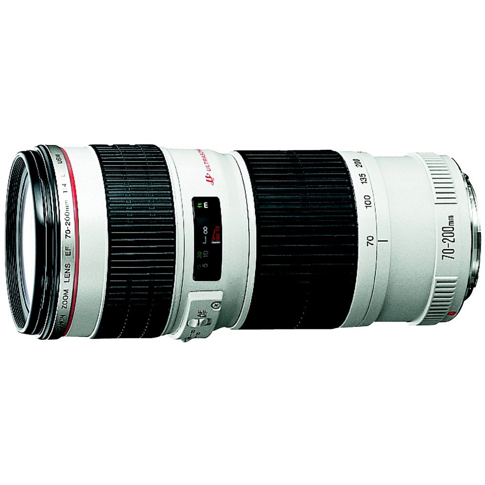 Canon डिजिटल एसएलआर कैमरों के लिए EF 70-200mm f / 4 L IS USM लेंस है