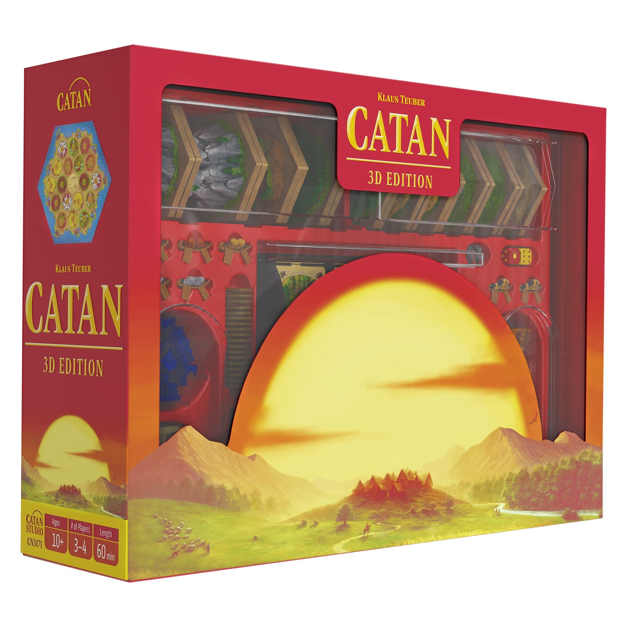  CATAN इमर्सिव 3डी टाइल्स के साथ 3डी संस्करण बोर्ड रणनीति गेम | साहसिक खेल | वयस्कों...