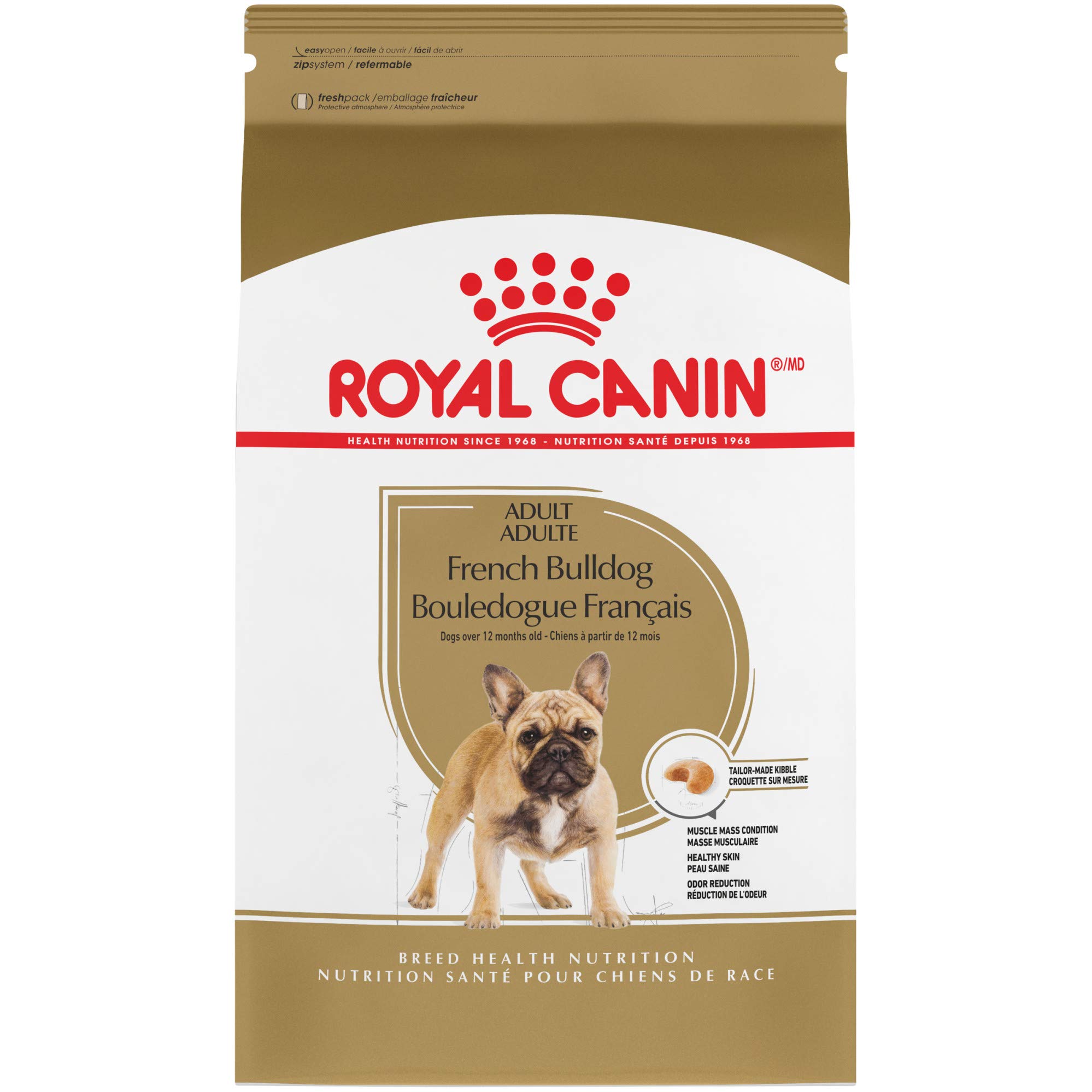 Royal Canin नस्ल स्वास्थ्य पोषण फ्रेंच बुलडॉग वयस्क सूख...
