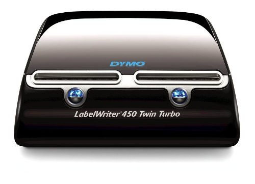  DYMO लेबलराइटर 450 ट्विन टर्बो डायरेक्ट थर्मल प्रिंटर - मोनोक्रोम - डेस्कटॉप - लेबल...