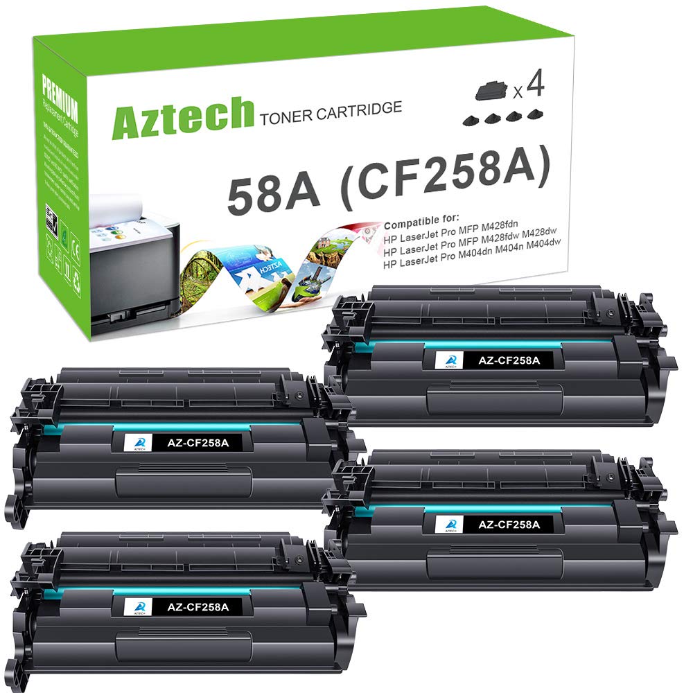  Aztech HP 58A CF258A 58X CF258X Pro M404n M404dn MFP M428fdw M428dw M428fdn प्रिंटर के लिए संगत टोनर कार्ट्रिज रिप्लेसमेंट...