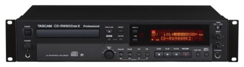 Tascam CD-RW900MKII प्रोफेशनल रैकमाउंट सीडी रिकॉर्डर/प्लेयर