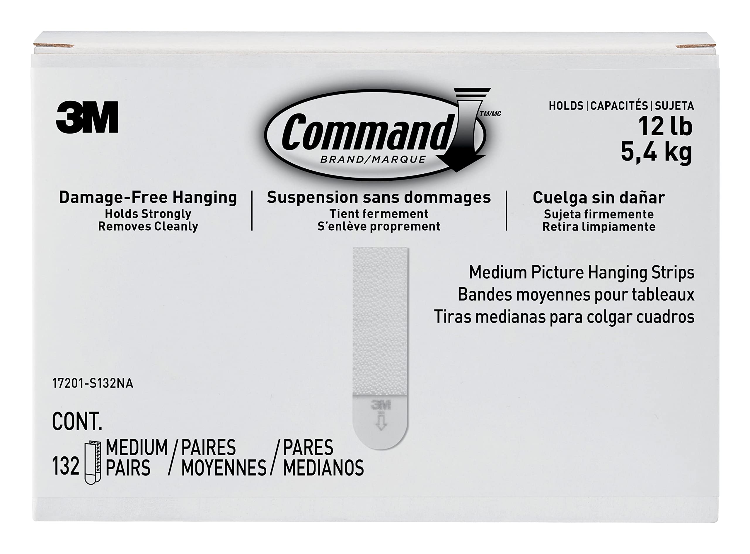 Command Medium Picture Hanging Strips, Damage Free Hang...