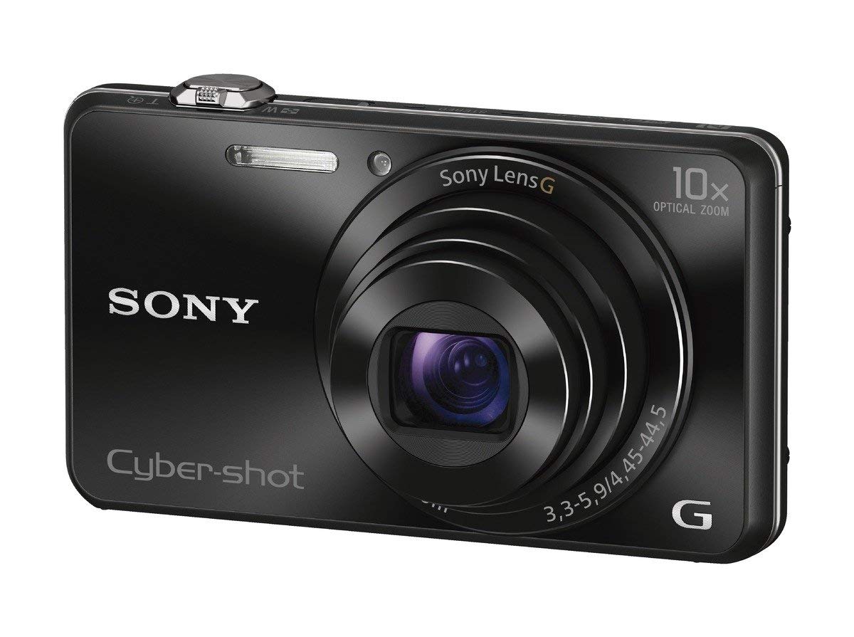 Sony 2.7 इंच एलसीडी (ब्लैक) के साथ DSCWX220 / B 18.2 MP डिजिटल कैमरा