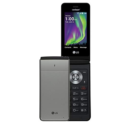 LG - 8जीबी मेमोरी सेल फोन के साथ एक्साल्ट 4जी एलटीई वीएन220 - सिल्वर (वेरिज़ोन)