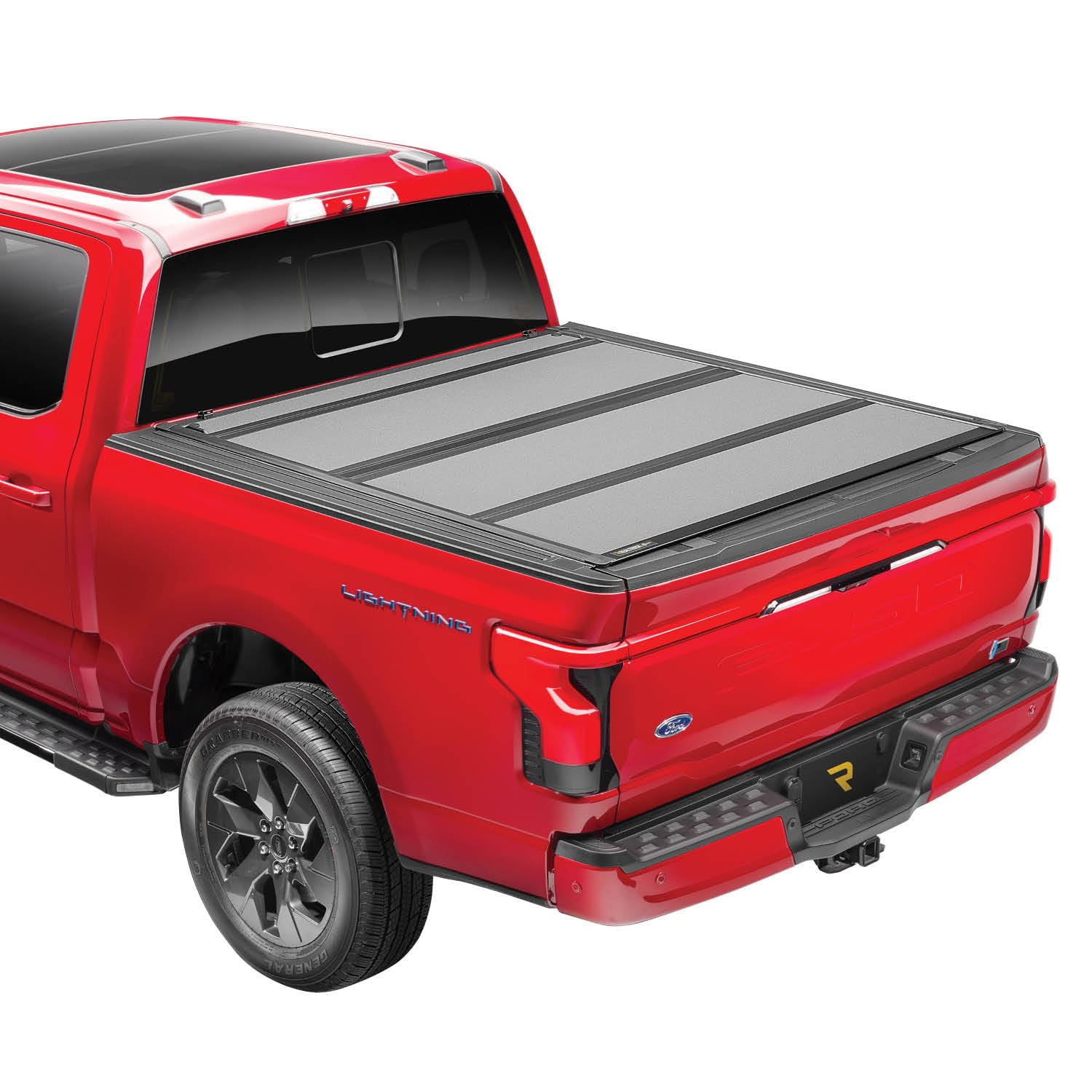 BAK RealTruck  Flip MX4 Hard Folding Truck Bed Tonneau Cover | 448135 | Fits 2019 - 2024 Chevy/GMC Silverado/Sierra (Works with Carbon Pro Bed) works w/ MultiPro/Flex tailgate 5' 10