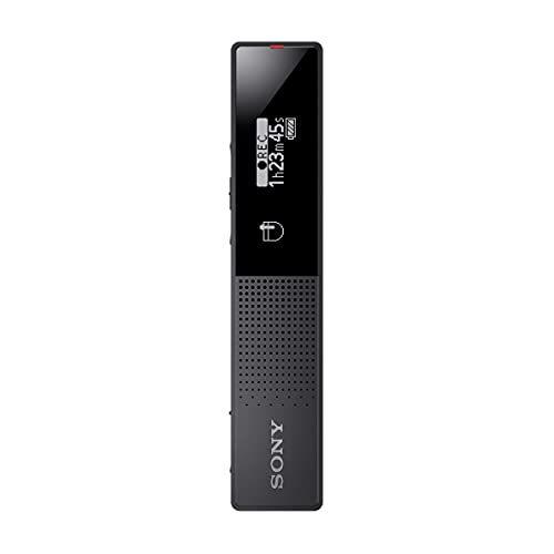 Sony ICD-TX660 हल्का और अल्ट्रा-थिन डिजिटल वॉयस रिकॉर्डर रिकॉर्डिंग और 16GB बिल्ट-इन मे...