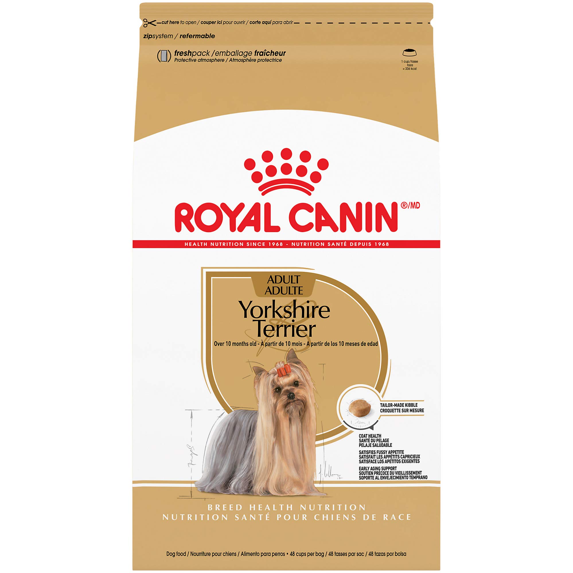 Royal Canin नस्ल स्वास्थ्य पोषण यॉर्कशायर टेरियर वयस्क सूखा कुत्ता भोजन