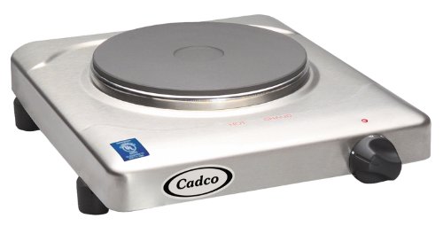 CADCO केआर-एस2 पोर्टेबल कास्ट आयरन 120-वोल्ट हॉट प्लेट