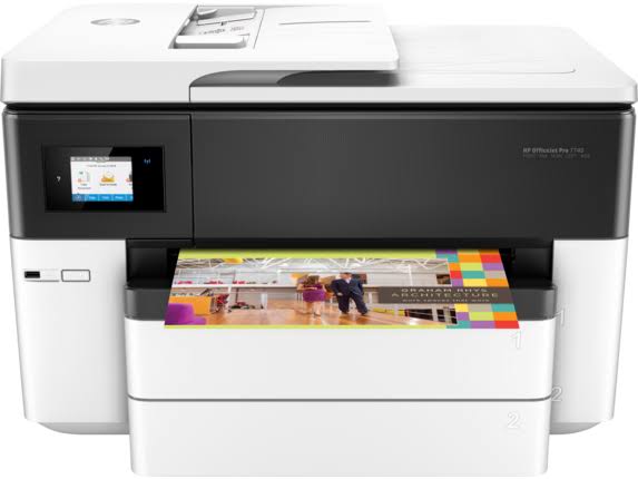  HP OfficeJet प्रो 7740 वायरलेस और मोबाइल प्रिंटिंग (G5J38A) के साथ सभी एक-एक प्रिंटर का विस्...