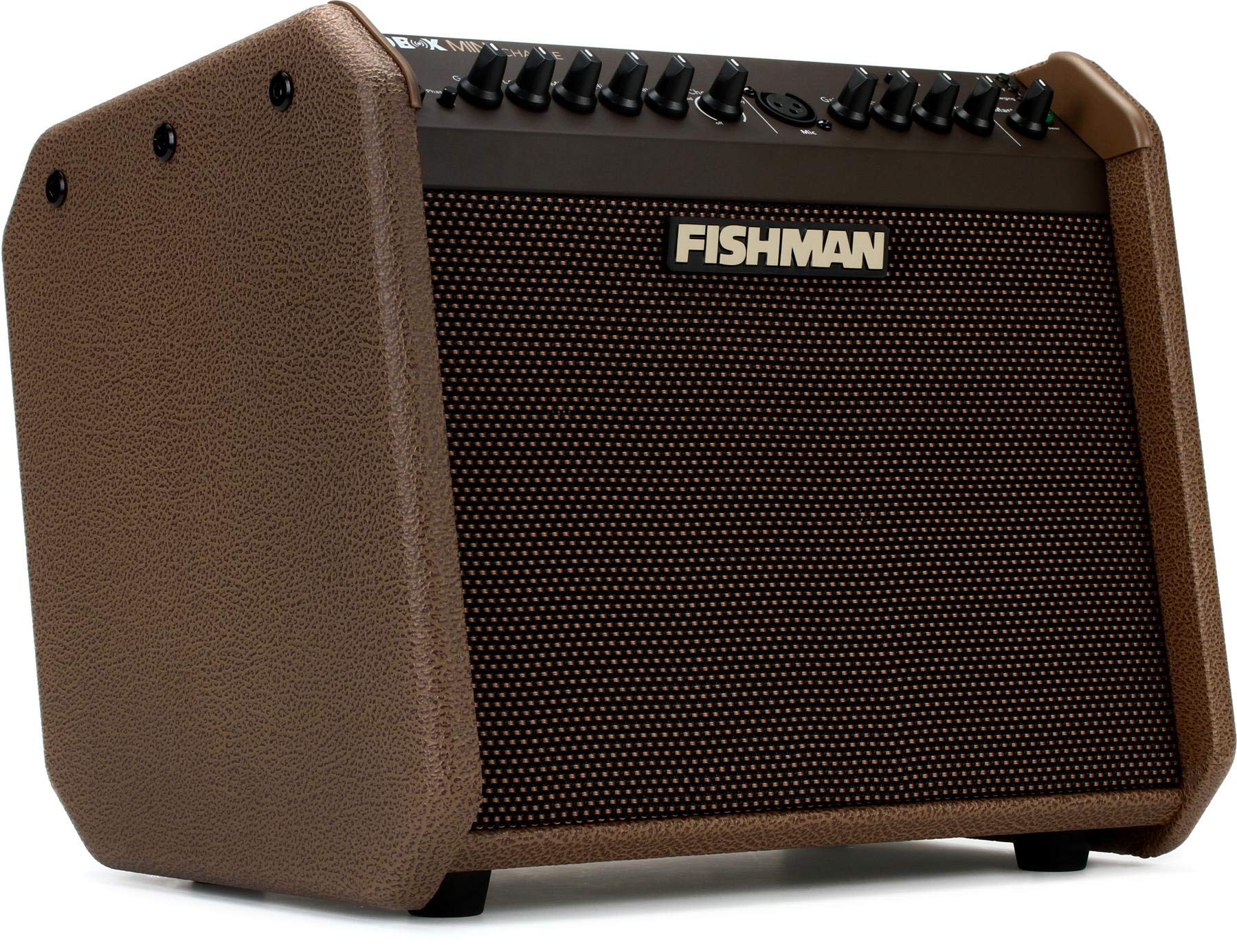 Fishman लाउडबॉक्स मिनी चार्ज 60-वाट 1x6.5 इंच बैटरी चालित ध्वनिक कॉम्बो एम्प