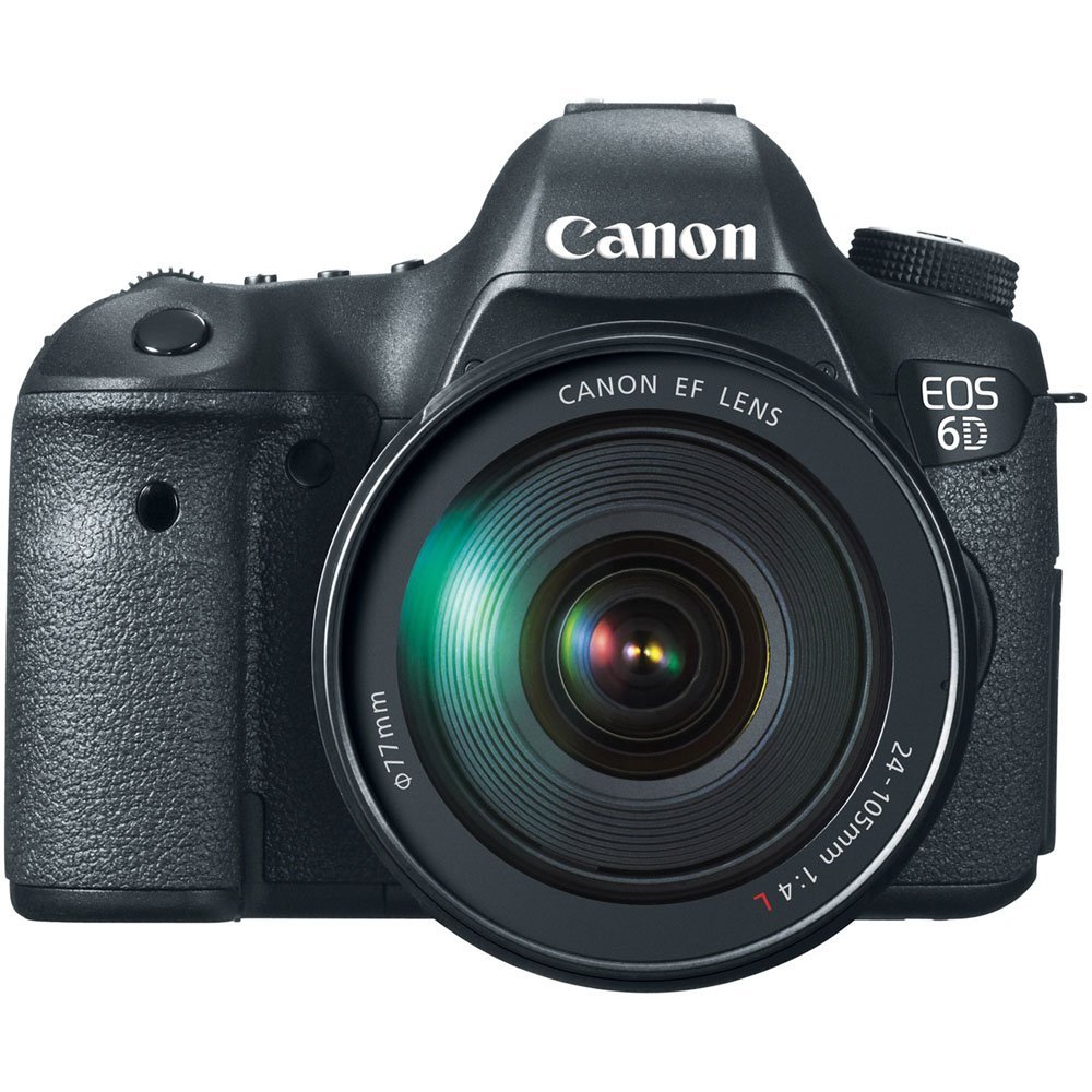  Canon EOS 6D 20.2 MP CMOS डिजिटल SLR कैमरा 3.0-इंच एलसीडी और EF 24-105mm f / 4L के साथ USM लेंस किट - वाई-फाई सक्...