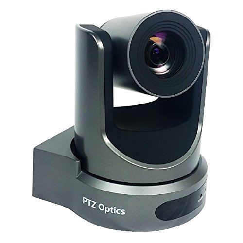 PTZOptics -20X-SDI GEN-2 PTZ IP स्ट्रीमिंग कैमरा एक साथ HDMI और 3G-SDI आउटपुट के साथ - ग्रे